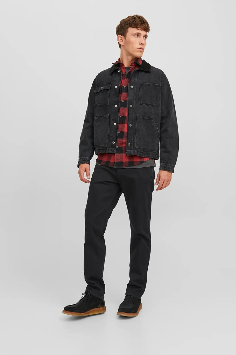 Jack & Jones Clark black denim Vorderansicht