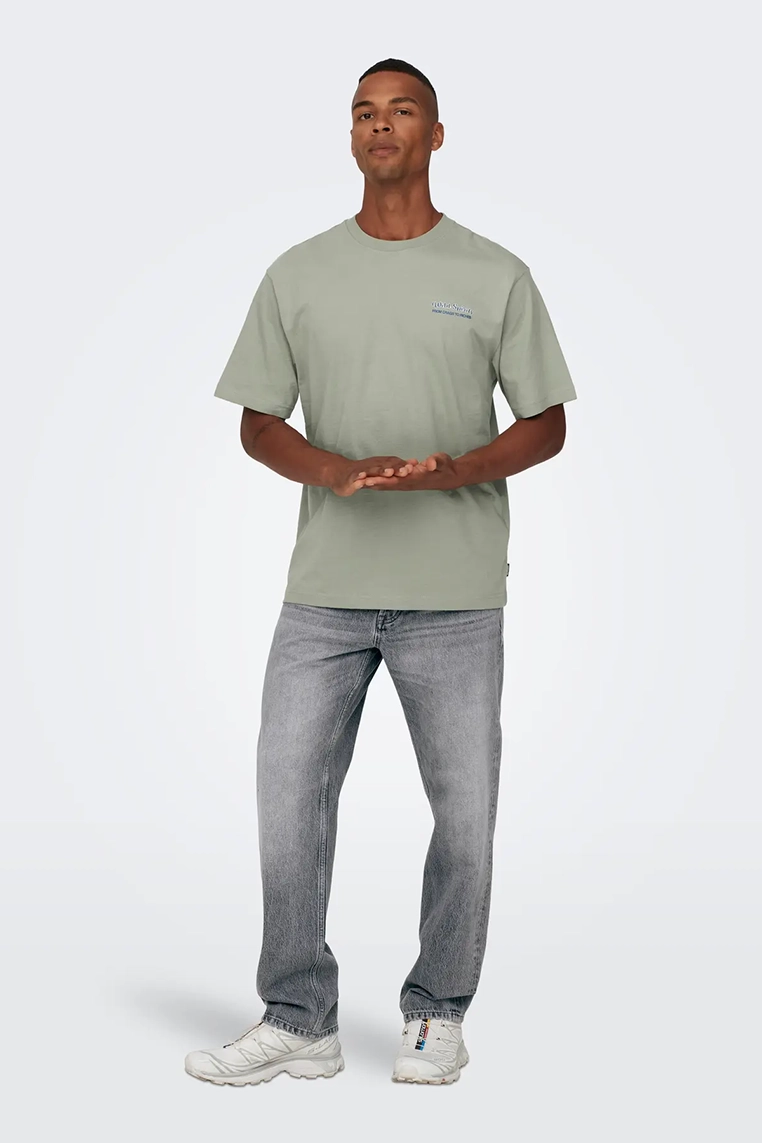Only & Sons Edge medium grey denim Vorderansicht